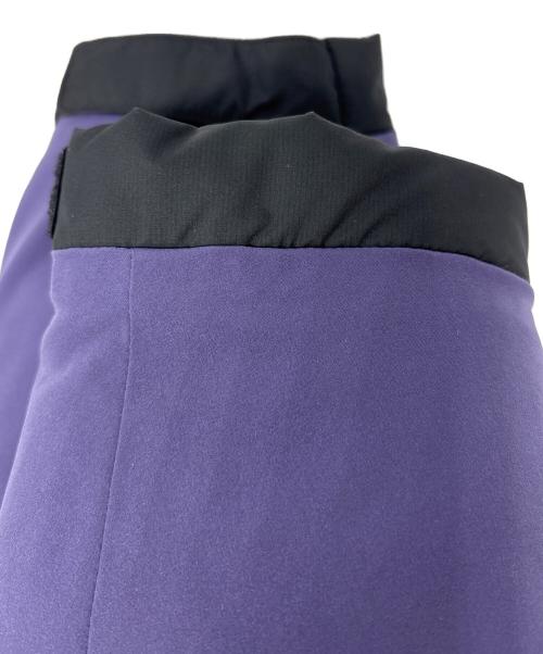 FIRST DOWN（ファーストダウン）FIRST DOWN (ファーストダウン) ダウンジャケット パープル×ブラック サイズ:Ｓの古着・服飾アイテム