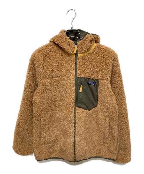 Patagonia（パタゴニア）Patagonia (パタゴニア) ボーイズリバーシブルボアジャケット ブラウン サイズ:XXL（キッズ）の古着・服飾アイテム