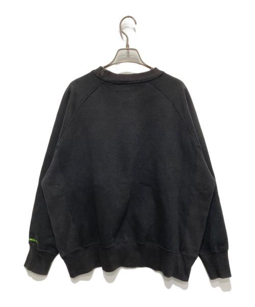 OAKLEY（オークリー）OAKLEY (オークリー) ロゴ刺繍ラグランスウェット ブラック サイズ:Lの古着・服飾アイテム
