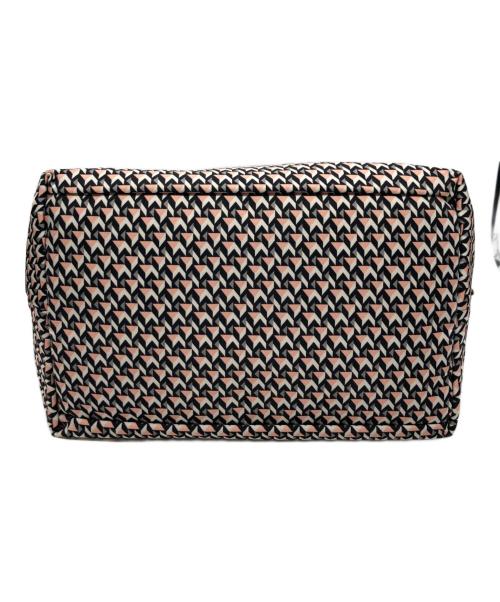 ROBERTA PIERI（ロベルタピエリ）ROBERTA PIERI (ロベルタピエリ) タタミ ミニダッフルバッグ ピンク×ブラウンの古着・服飾アイテム