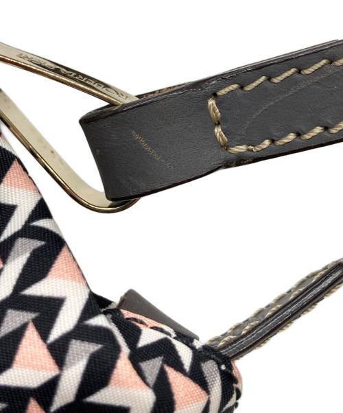 ROBERTA PIERI（ロベルタピエリ）ROBERTA PIERI (ロベルタピエリ) タタミ ミニダッフルバッグ ピンク×ブラウンの古着・服飾アイテム