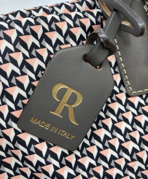 ROBERTA PIERI（ロベルタピエリ）ROBERTA PIERI (ロベルタピエリ) タタミ ミニダッフルバッグ ピンク×ブラウンの古着・服飾アイテム