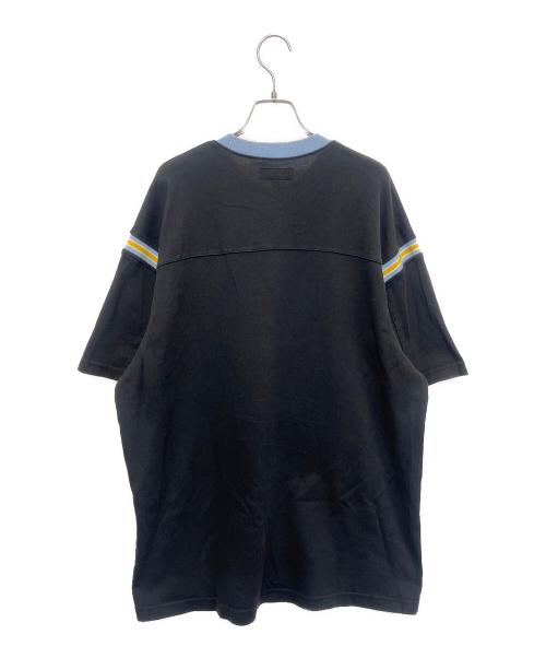 SUPREME（シュプリーム）SUPREME (シュプリーム) Split S/S Football Top / スプリット S/S フットボールトップ ブラック サイズ:Lの古着・服飾アイテム