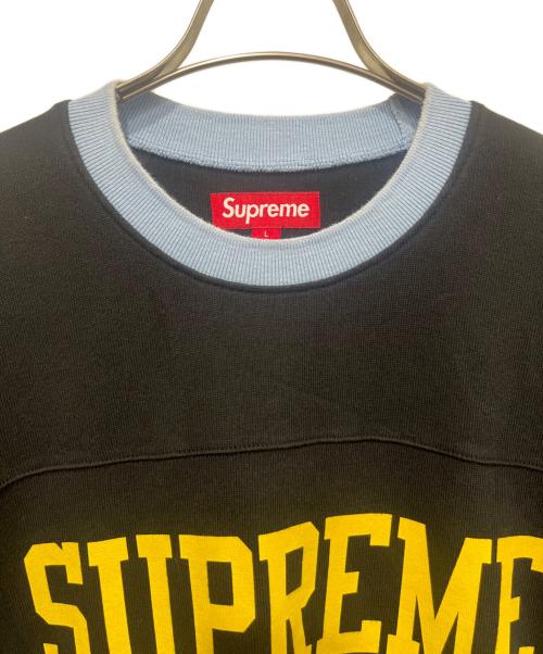 SUPREME（シュプリーム）SUPREME (シュプリーム) Split S/S Football Top / スプリット S/S フットボールトップ ブラック サイズ:Lの古着・服飾アイテム