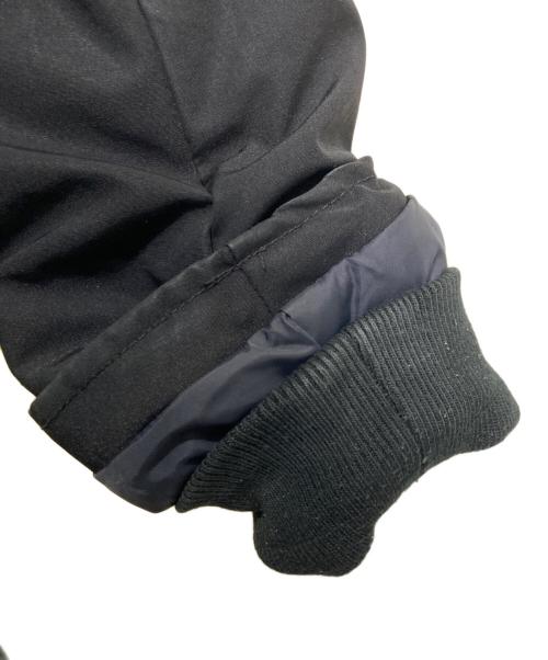 DANTON（ダントン）DANTON (ダントン) ファー付キルトダウンコート ブラック サイズ:Ｍの古着・服飾アイテム