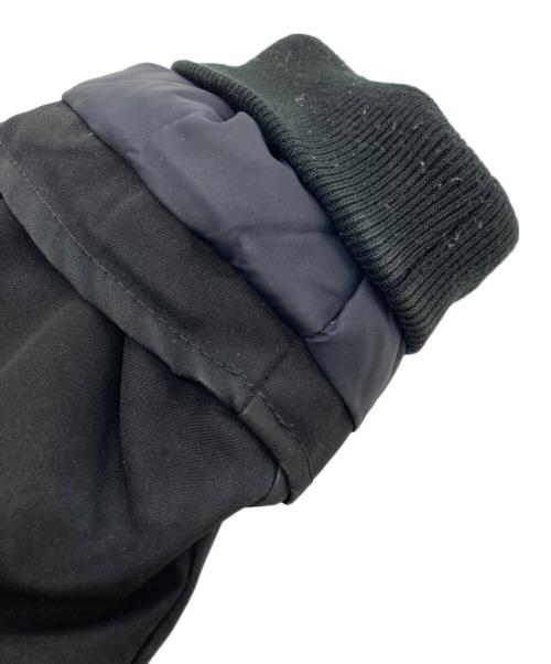 DANTON（ダントン）DANTON (ダントン) ファー付キルトダウンコート ブラック サイズ:Ｍの古着・服飾アイテム