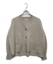 IENA（イエナ）の古着「スーパーファインスムース ショートカーディガン」｜アイボリー