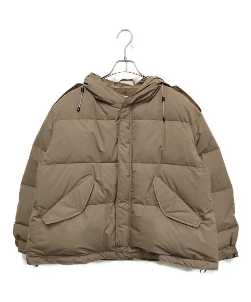 STAMMBAUM（シュタンバウム）STAMMBAUM (シュタンバウム) journal standard L'essage (ジャーナルスタンダード レサージュ) 別注 リップストップショートダウンジャケット ブラウン サイズ:Fの古着・服飾アイテム