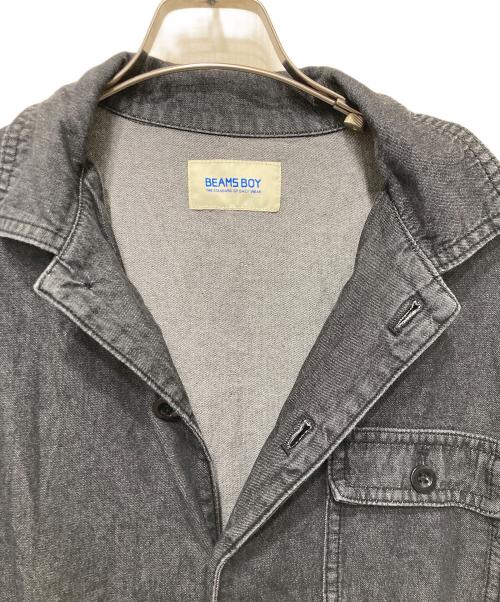 BEAMS BOY（ビームスボーイ）BEAMS BOY (ビームスボーイ) デニムミリタリーオールインワン ブラック サイズ:FREEの古着・服飾アイテム