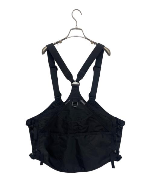 COMME des GARCONS HOMME（コムデギャルソン オム）COMME des GARCONS HOMME (コムデギャルソン オム) BRIEFING (ブリーフィング) エステルナイロンオックス×多素材MIX ベスト ブラック サイズ:FREEの古着・服飾アイテム