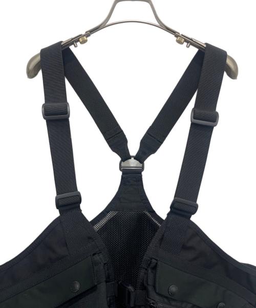 COMME des GARCONS HOMME（コムデギャルソン オム）COMME des GARCONS HOMME (コムデギャルソン オム) BRIEFING (ブリーフィング) エステルナイロンオックス×多素材MIX ベスト ブラック サイズ:FREEの古着・服飾アイテム