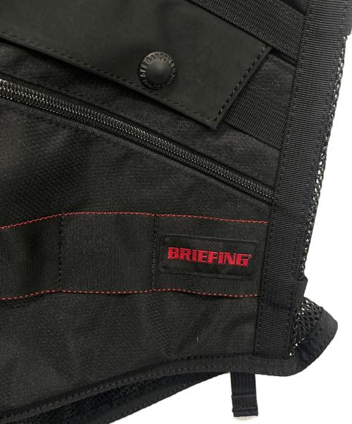 COMME des GARCONS HOMME（コムデギャルソン オム）COMME des GARCONS HOMME (コムデギャルソン オム) BRIEFING (ブリーフィング) エステルナイロンオックス×多素材MIX ベスト ブラック サイズ:FREEの古着・服飾アイテム