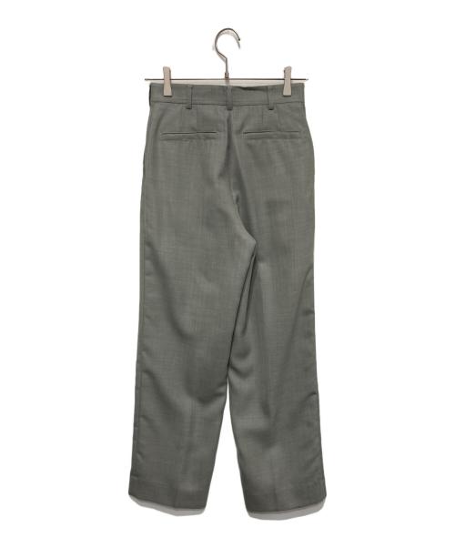 BALLSEY（ボールジィ）BALLSEY (ボールジィ) ライトカルゼ センタープレスストレートパンツ グレー サイズ:32 未使用品の古着・服飾アイテム