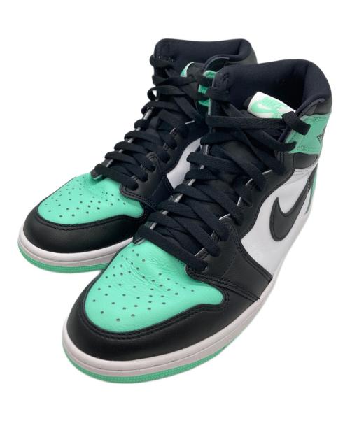 NIKE（ナイキ）NIKE (ナイキ) エアジョーダン 1 レトロ ハイ グリーン×ブラック サイズ:US9.5の古着・服飾アイテム
