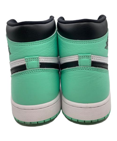 NIKE（ナイキ）NIKE (ナイキ) エアジョーダン 1 レトロ ハイ グリーン×ブラック サイズ:US9.5の古着・服飾アイテム
