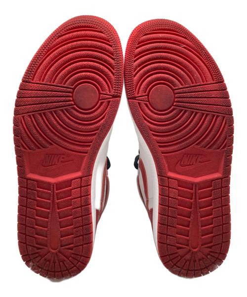 NIKE（ナイキ）NIKE (ナイキ) エア ジョーダン 1 レトロ ハイ ホワイト×レッド サイズ:27.5㎝の古着・服飾アイテム