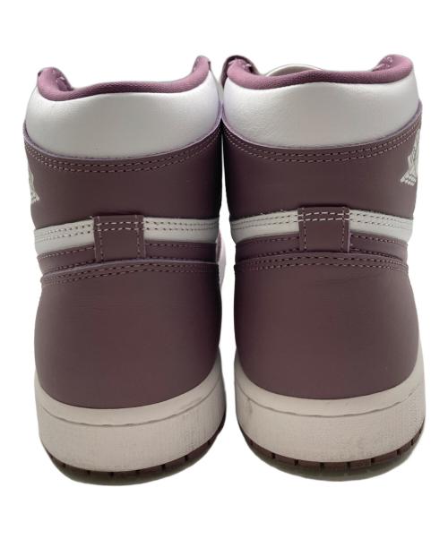 NIKE（ナイキ）NIKE (ナイキ) エアジョーダン1 レトロ ハイ OG パープル×ホワイト サイズ:27.5㎝の古着・服飾アイテム
