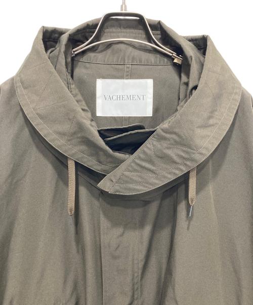 VACHEMENT（ヴァシュモン）VACHEMENT (ヴァシュモン) ナイロンシェルショートモッズコート カーキ サイズ:表記なしの古着・服飾アイテム