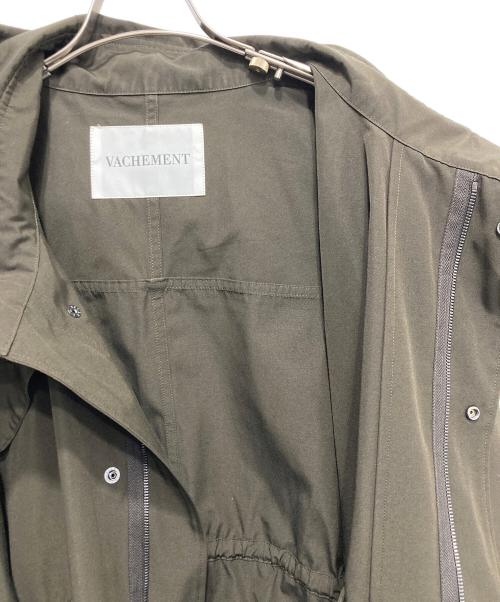 VACHEMENT（ヴァシュモン）VACHEMENT (ヴァシュモン) ナイロンシェルショートモッズコート カーキ サイズ:表記なしの古着・服飾アイテム