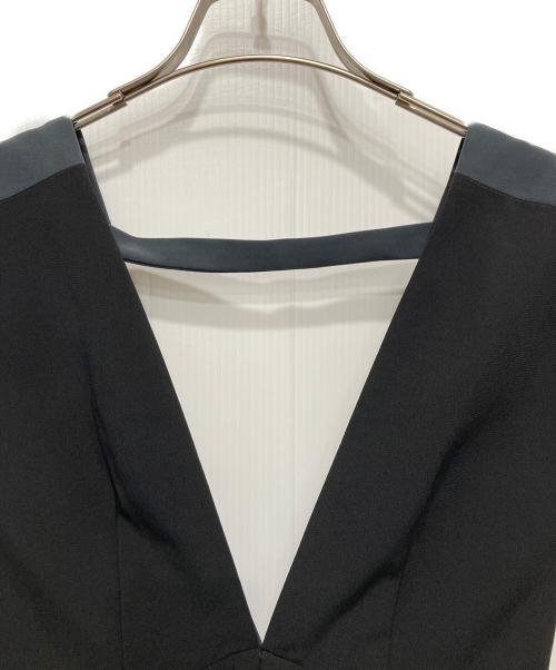 ELENDEEK（エレンディーク）ELENDEEK (エレンディーク) FUJIKO (フジコ) バイカラーコンビネゾン ブラック サイズ:1の古着・服飾アイテム