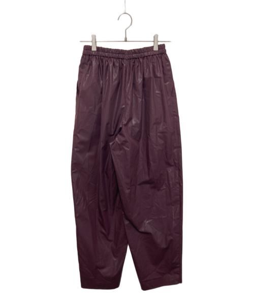 ELENDEEK（エレンディーク）ELENDEEK (エレンディーク) カレンダリングイージーパンツ ボルドー サイズ:FREEの古着・服飾アイテム