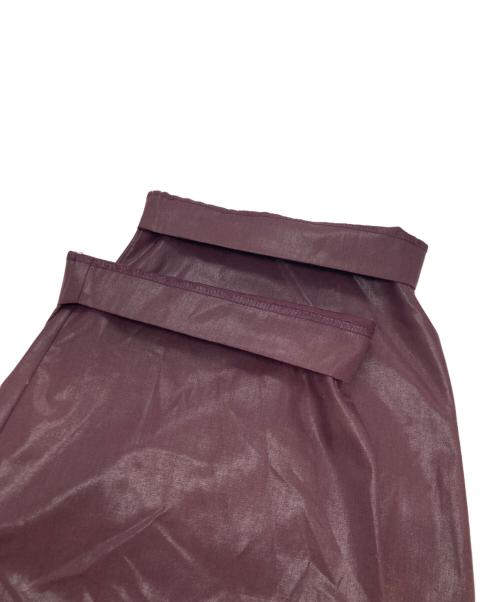 ELENDEEK（エレンディーク）ELENDEEK (エレンディーク) カレンダリングイージーパンツ ボルドー サイズ:FREEの古着・服飾アイテム