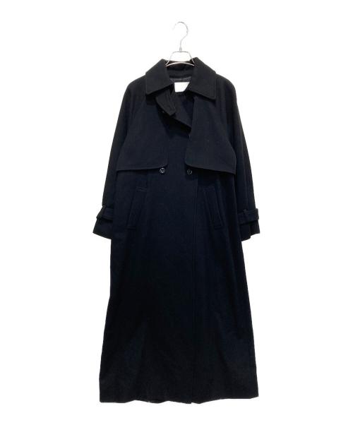 Louren（ローレン）Louren (ローレン) ウールトレンチコート ブラック サイズ:FREEの古着・服飾アイテム