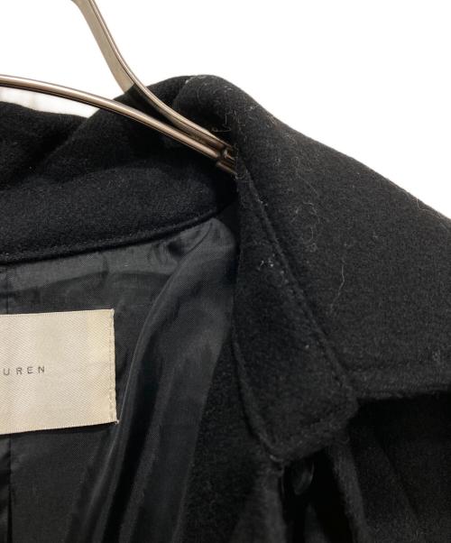 Louren（ローレン）Louren (ローレン) ウールトレンチコート ブラック サイズ:FREEの古着・服飾アイテム