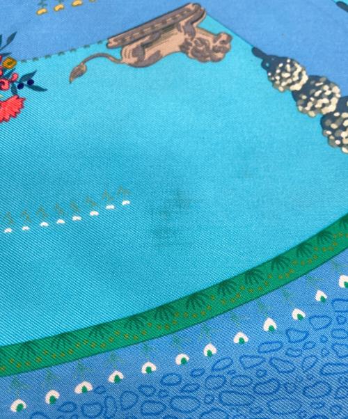 HERMES（エルメス）HERMES (エルメス) カレ90 ブルーの古着・服飾アイテム