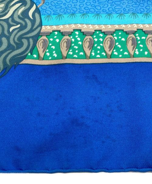 HERMES（エルメス）HERMES (エルメス) カレ90 ブルーの古着・服飾アイテム