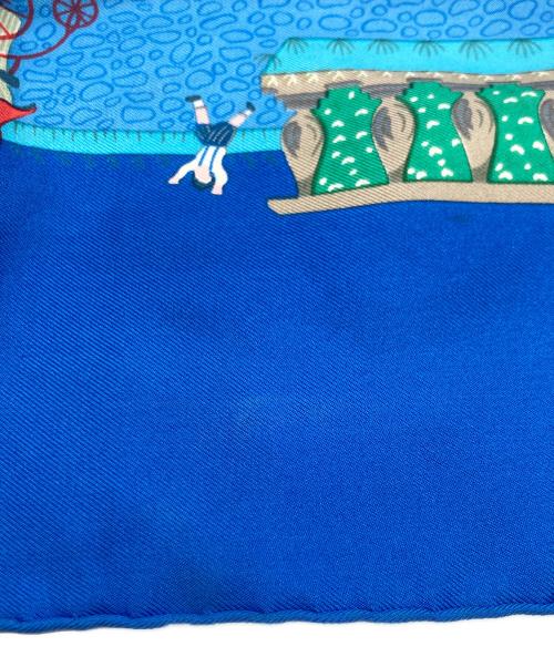 HERMES（エルメス）HERMES (エルメス) カレ90 ブルーの古着・服飾アイテム