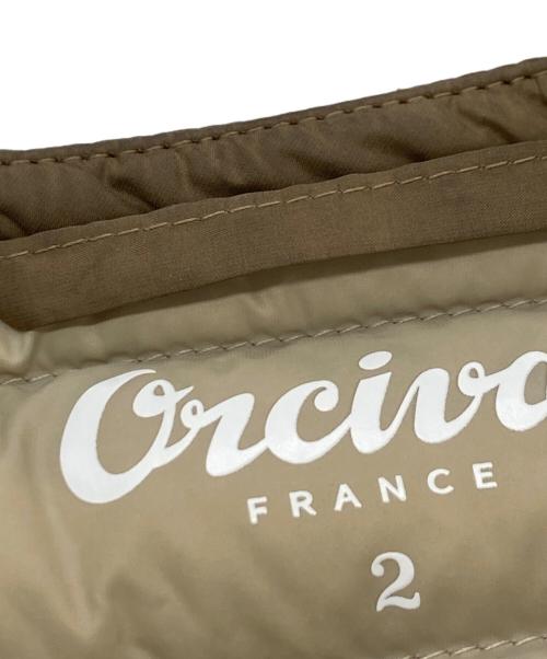 ORCIVAL（オーシバル）ORCIVAL (オーシバル) インナーダウンキルティングジャケット ブラウン サイズ:2の古着・服飾アイテム