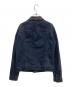 EMPORIO ARMANI (エンポリオアルマーニ) スタッズデニムジャケット ネイビー サイズ:46：11000円