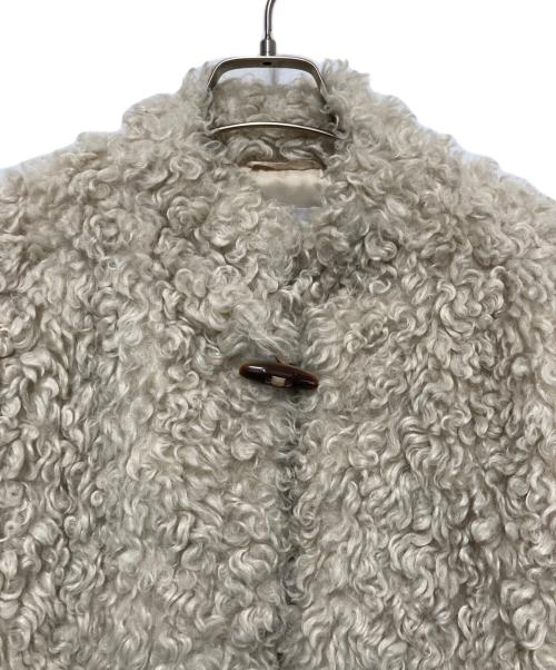 CLANE（クラネ）CLANE (クラネ) カールファーショートコート アイボリー サイズ:1の古着・服飾アイテム