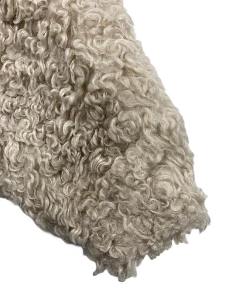 CLANE（クラネ）CLANE (クラネ) カールファーショートコート アイボリー サイズ:1の古着・服飾アイテム