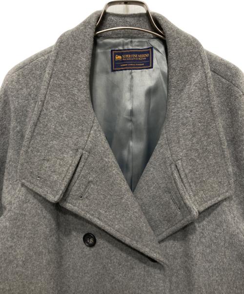 JOURNAL STANDARD relume（ジャーナルスタンダード レリューム）JOURNAL STANDARD relume (ジャーナルスタンダード レリューム) スーパーファインビーバースタンドコート グレー サイズ:36の古着・服飾アイテム