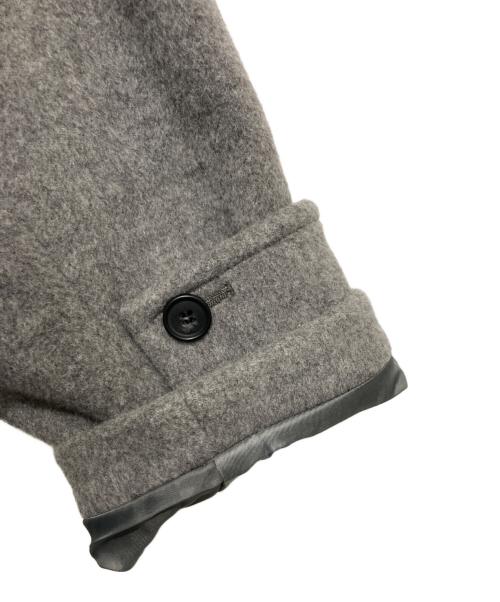 JOURNAL STANDARD relume（ジャーナルスタンダード レリューム）JOURNAL STANDARD relume (ジャーナルスタンダード レリューム) スーパーファインビーバースタンドコート グレー サイズ:36の古着・服飾アイテム