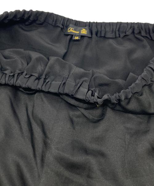 DRAWER（ドゥロワー）DRAWER (ドゥロワー) PRE2 ツイルイージーパンツ ブラック サイズ:38の古着・服飾アイテム