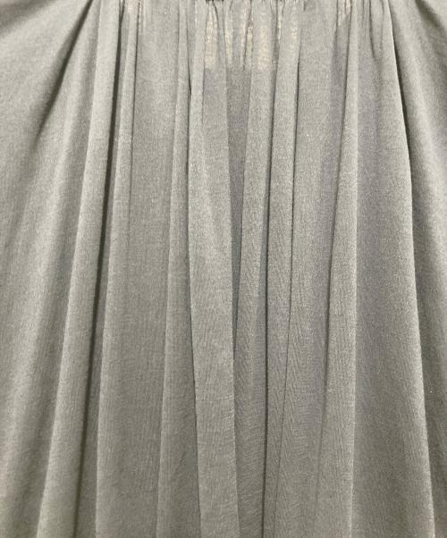 DRAWER（ドゥロワー）DRAWER (ドゥロワー) シルクコットン天竺ギャザークルーネック ネイビー サイズ:不明の古着・服飾アイテム
