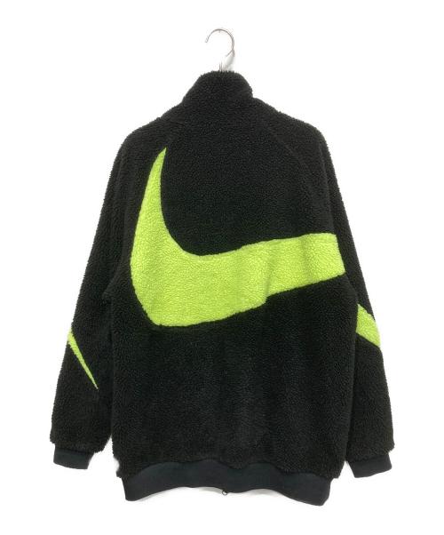 NIKE（ナイキ）NIKE (ナイキ) ビッグスウォッシュボアジャケット ブラック×グリーン サイズ:Ｌの古着・服飾アイテム