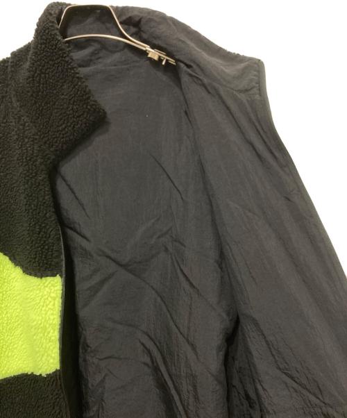 NIKE（ナイキ）NIKE (ナイキ) ビッグスウォッシュボアジャケット ブラック×グリーン サイズ:Ｌの古着・服飾アイテム