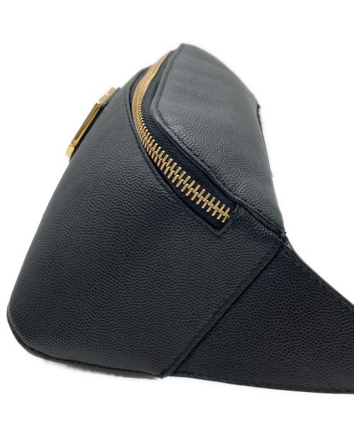 FURLA（フルラ）FURLA (フルラ) レザーウエストバッグ ブラックの古着・服飾アイテム