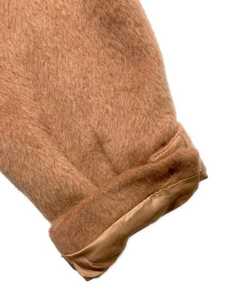 OLLUN（オルン）ollun (オルン) マフラー付シャギーコート ピンク サイズ:Ｍの古着・服飾アイテム