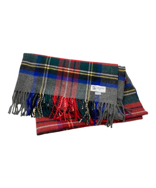 JOHNSTONS OF ELGIN（ジョンストンズオブエルガン）JOHNSTONS OF ELGIN (ジョンストンズオブエルガン) カシミヤストール レッドの古着・服飾アイテム