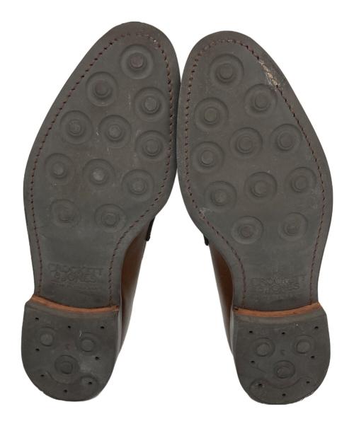 Crockett & Jones（クロケット＆ジョーンズ）Crockett & Jones (クロケット＆ジョーンズ) SYDNEY レザーコインローファー ブラウン サイズ:5 1/2 Eの古着・服飾アイテム