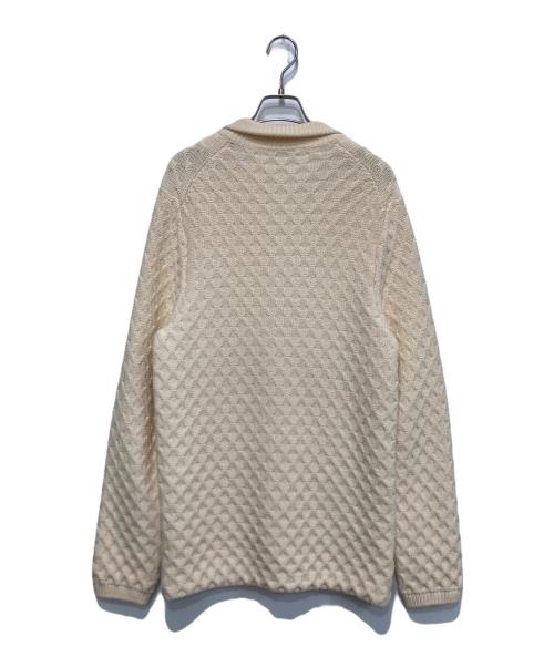 Drumohr（ドルモア）Drumohr (ドルモア) ショールカラーカーディガン アイボリー サイズ:48の古着・服飾アイテム
