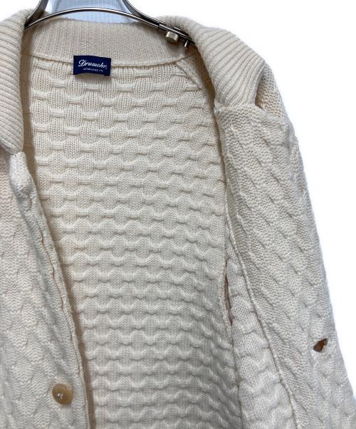 Drumohr（ドルモア）Drumohr (ドルモア) ショールカラーカーディガン アイボリー サイズ:48の古着・服飾アイテム