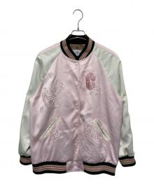 COACH（コーチ）の古着「オーバーサイズバンダナスーベニアジャケット」｜ピンク