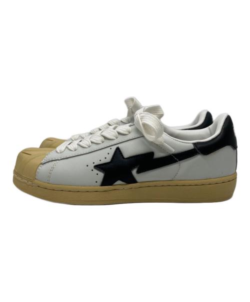 A BATHING APE（ア ベイシング エイプ）A BATHING APE (ア ベイシング エイプ) SKULL STA / ローカットスニーカー ホワイト サイズ:26.5㎝の古着・服飾アイテム