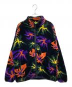 HUFハフ）の古着「シェルパフリースジャケット」｜ブラック